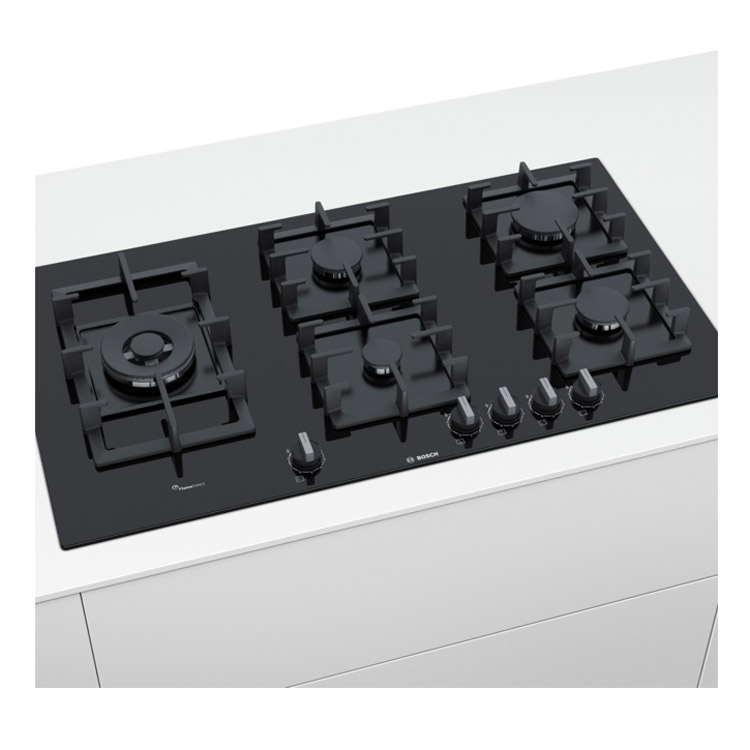 90cm Gas Hob | Black | PPS9A6B90