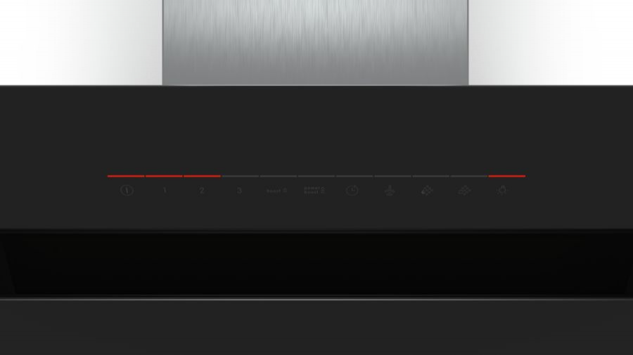 90cm Angled Glass Chimney Hood | DWK97JQ60B