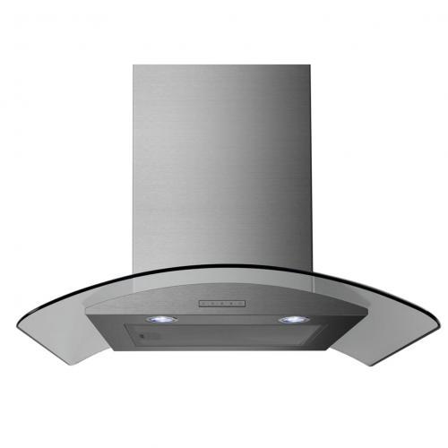 60cm Curved Glass Hood | Stainless Steel | CHIM604GSTA