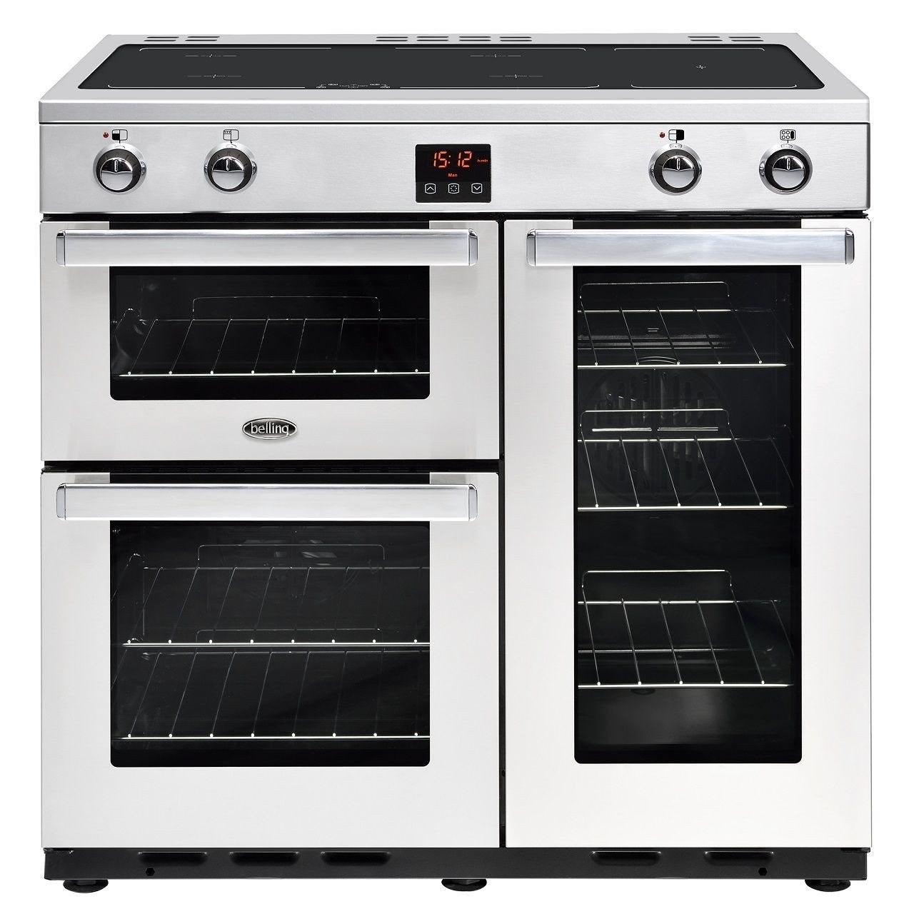 90cm Induction 'Cookcentre Range' | Stainless Steel | 90EiPROFSTA