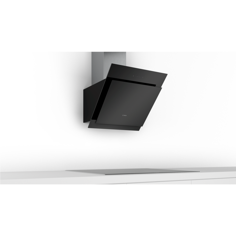 60cm Angled Glass Chimney Hood | DWK67CM60B