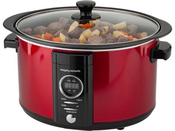 6.5L Digital Sear & Stew Slow Cooker | Red | 461012