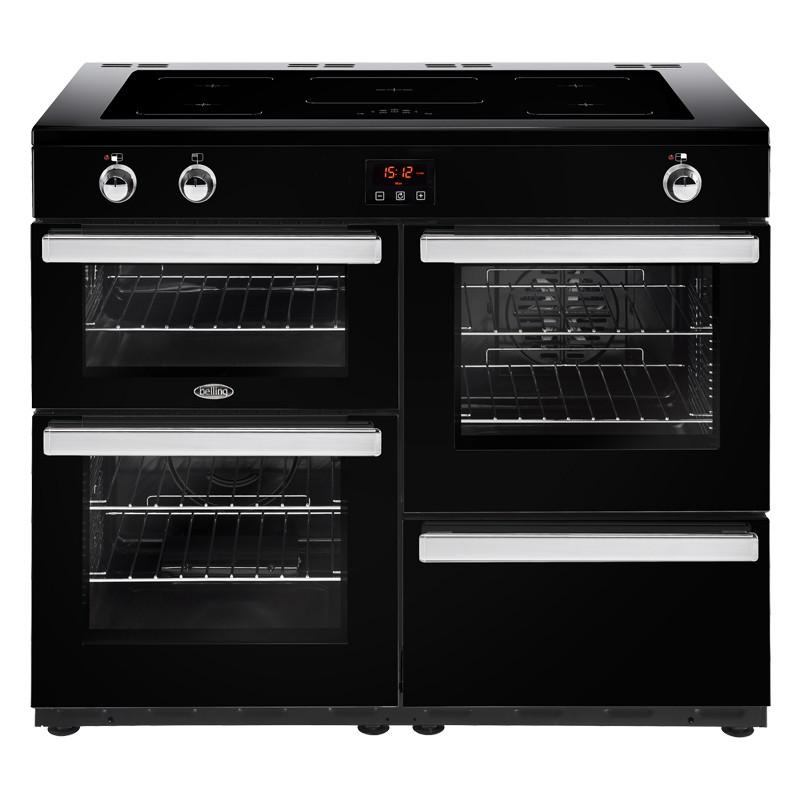 110cm Induction 'Cookcentre Range' | Black | 110EiBLK