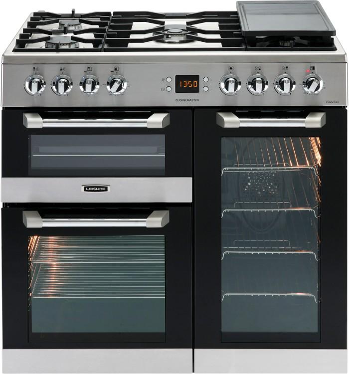 90cm Range Cooker Dual Fuel | Stainless Steel | CS90F530X