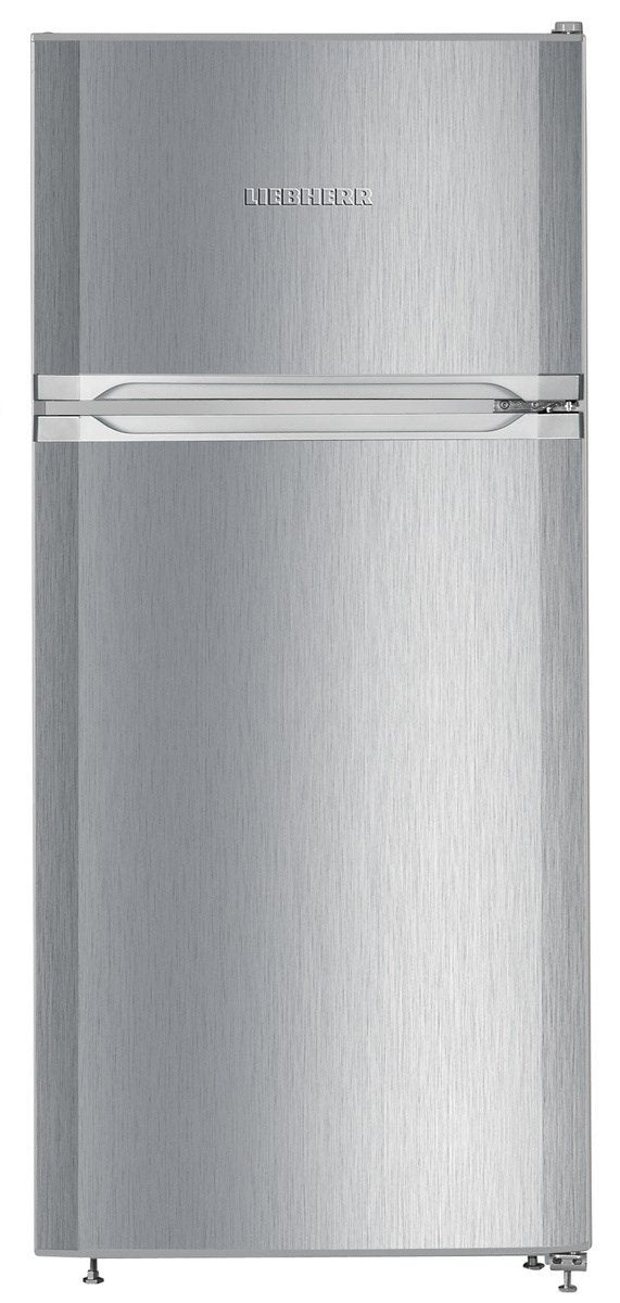 Fridge-Freezer With Freezer On Top, 124cm (H) | Stainless Steel | CTel 2131