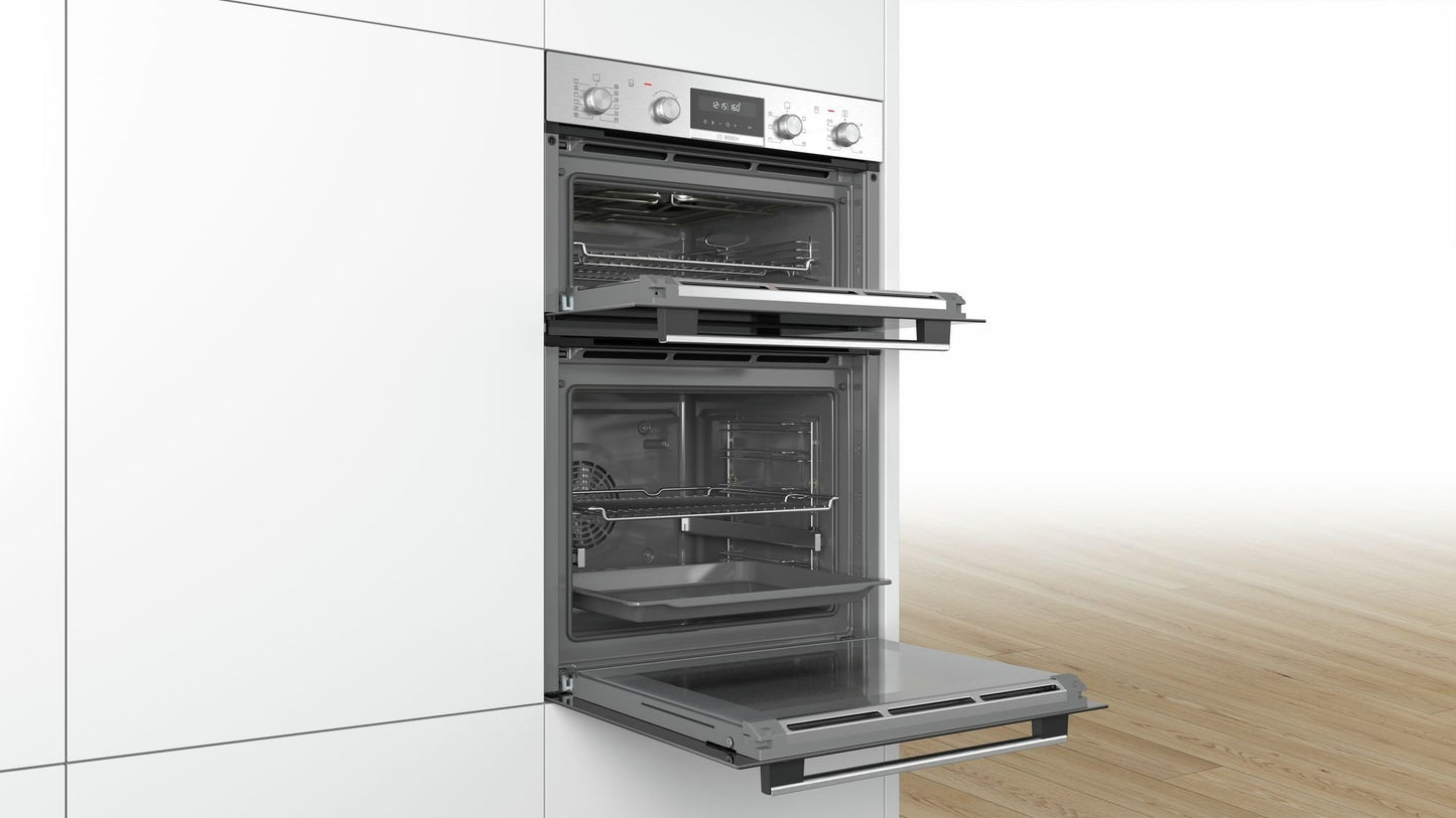 Built-in Double Oven, Pyrolytic Cleaning, 3D HotAir | MBA5785S0B