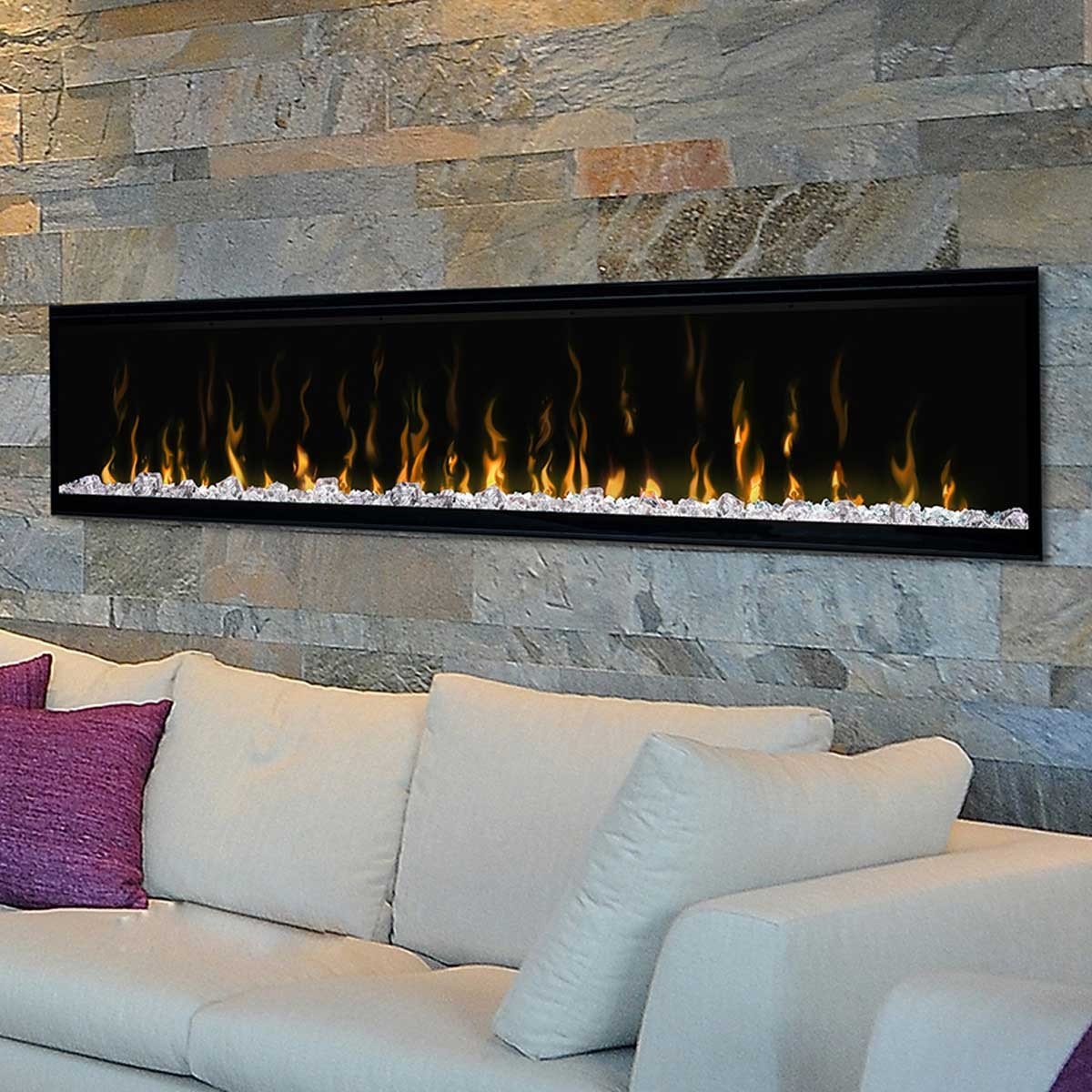 74" 'Ignite' Frameless OptiFlame Fire | XLF74EU
