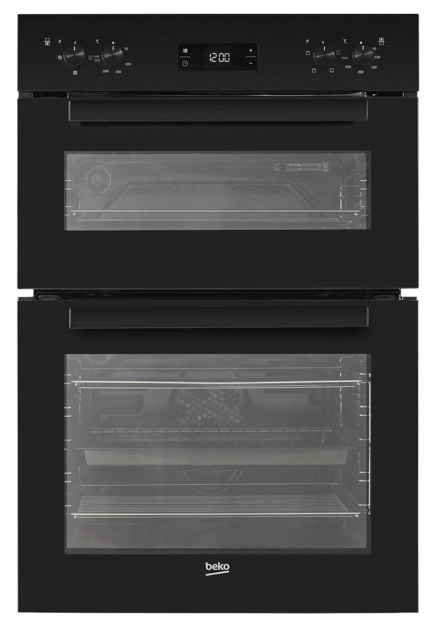 Built-in Double Oven 'TrueFan' in Black | BBDF22300B