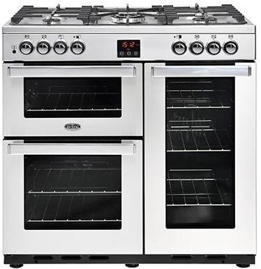 90cm Dual Fuel 'Cookcentre Range' | Stainless Steel | 90DFTPROFSTA
