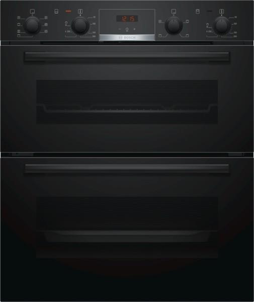 Built-Under Double Oven, 3D HotAir | Black | NBS533BB0B