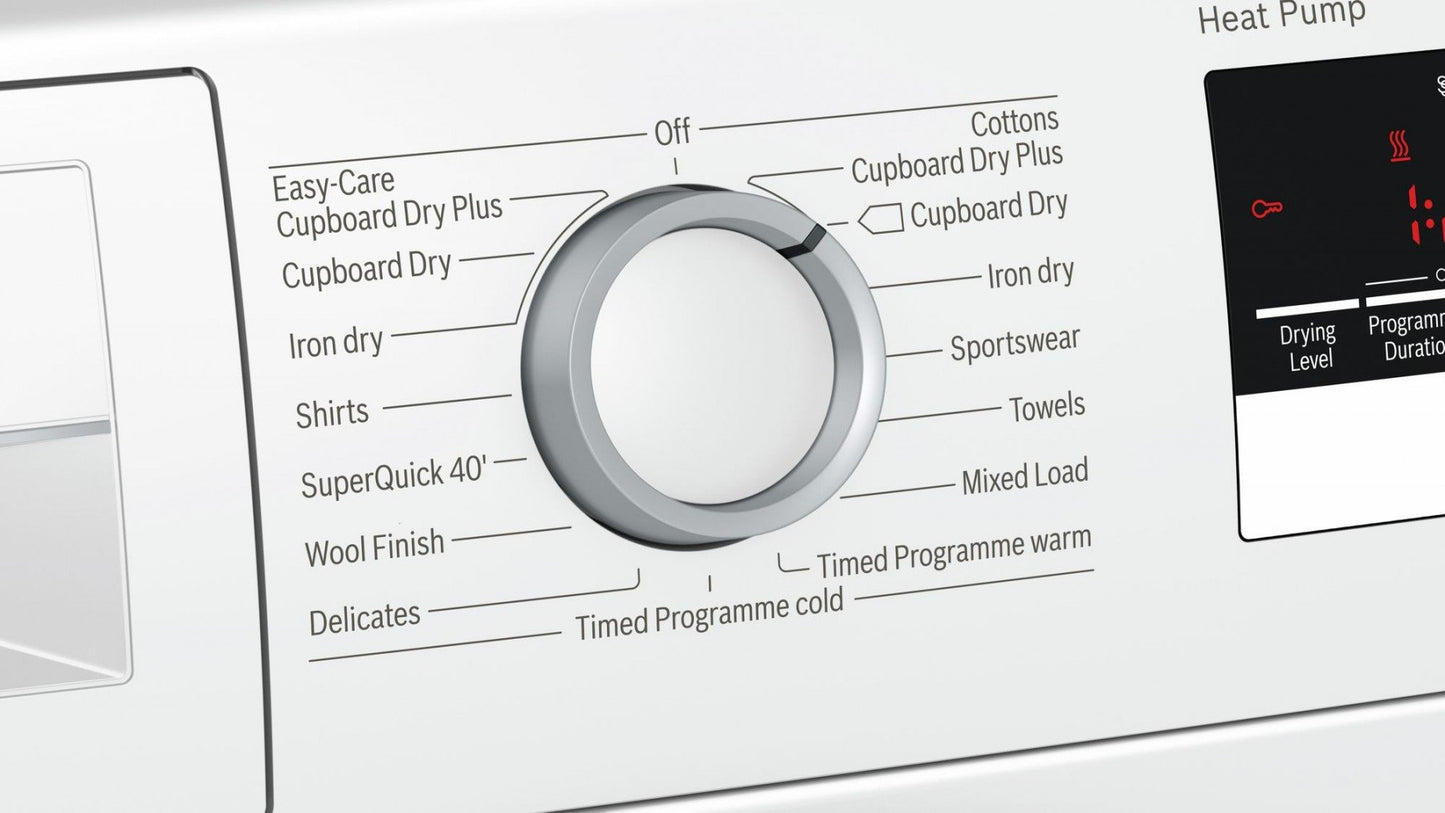 Heat Pump Tumble Dryer 8KG, A++ | WTR85V21GB