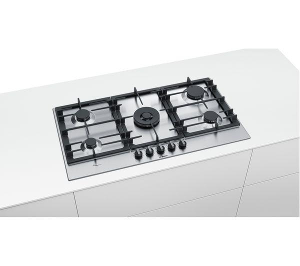 90cm Gas Hob | Stainless steel | PCR9A5B90
