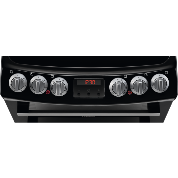 55cm Electric Double Oven Cooker | Stainless Steel | ZCV46250XA