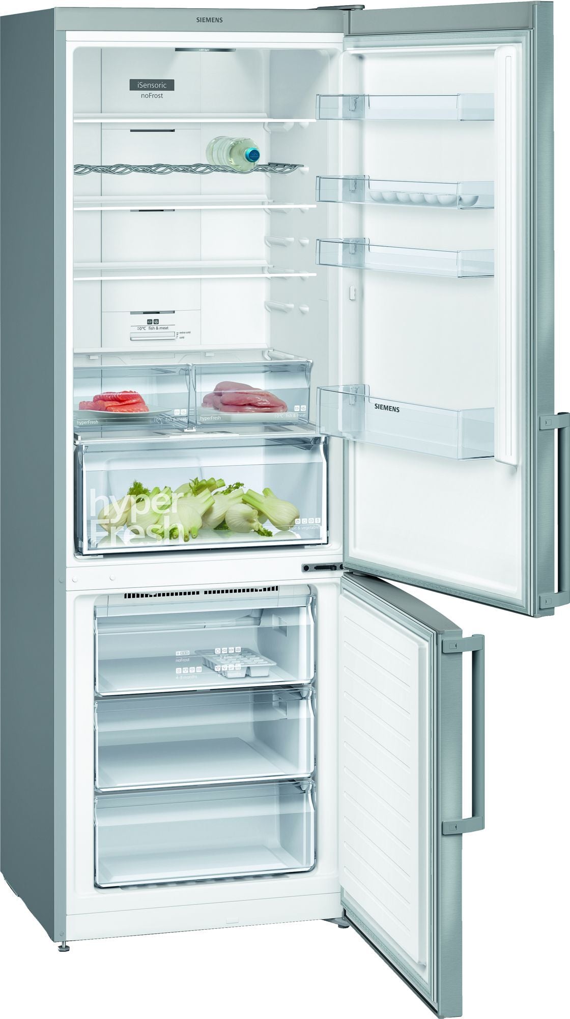 iQ300 Fridge Freezer 203cm (H) | Inox | KG49NXIEPG