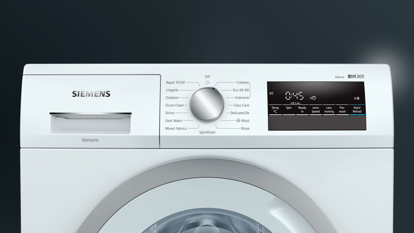 iQ300 Washing Machine, 8 kg, 1200 rpm | WM12N202GB