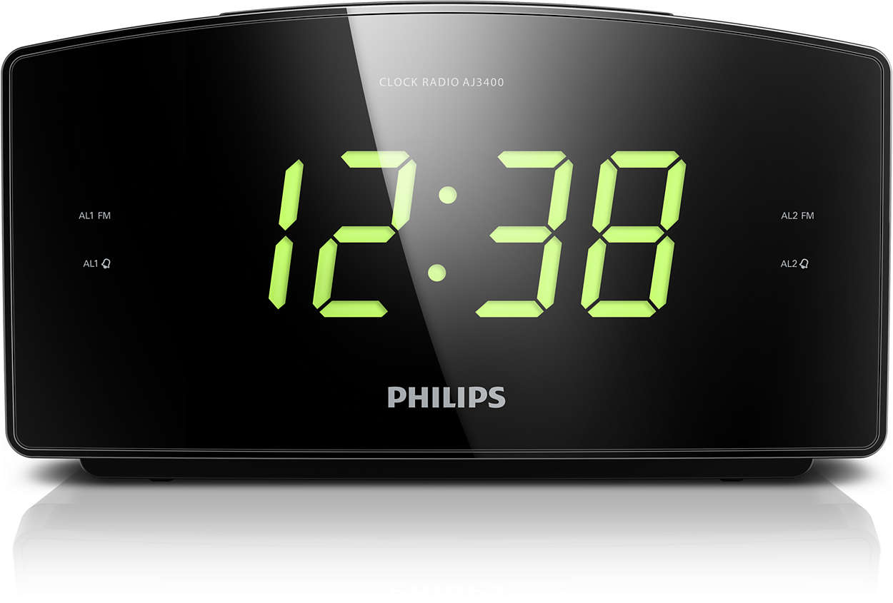 Clock Radio with Large Digit Display | AJ3400/05