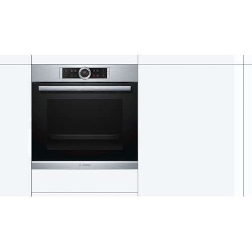 Built-in Single oven, 4D Hot Air | Stainless Steel | HBG634BS1B