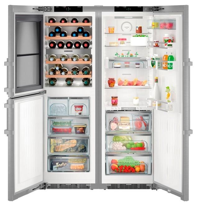 Premium+ Side By Side Fridge Freezer, 645L, A++ | SBSes 8486