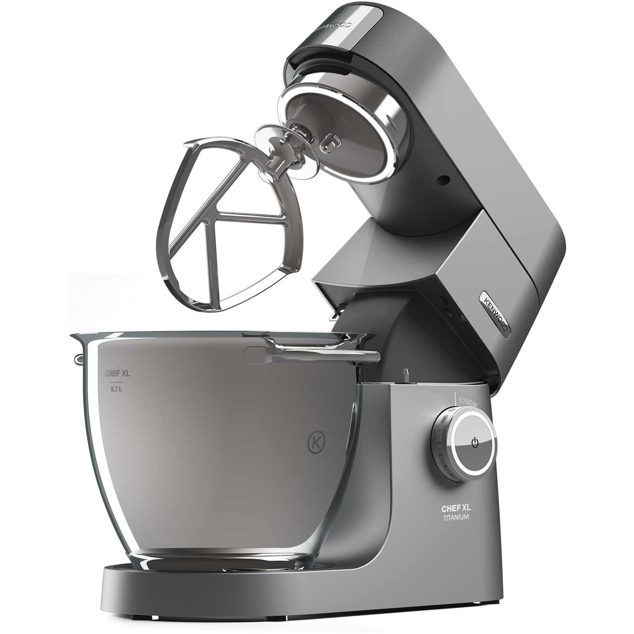 Titanium Chef 1700W XL Mixer | Silver | KVL8300S