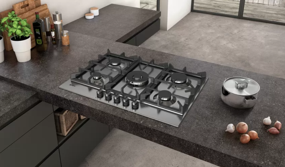 75cm Gas Hob with FlameSelect in S/Steel | T27DS59N0