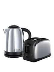 Lincoln Kettle and Toaster Twin Pack | Stainless Steel | 21830