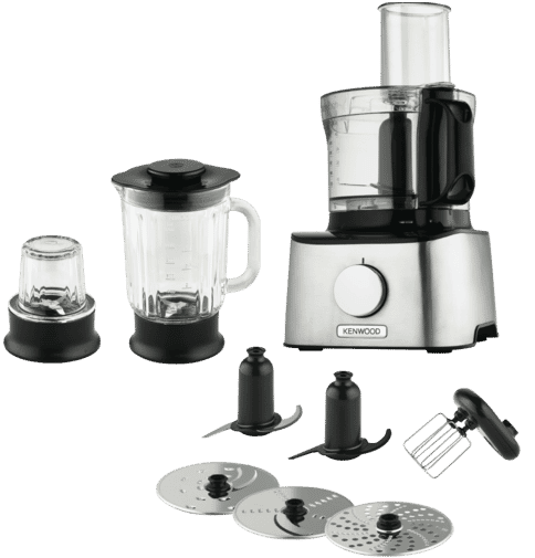 Multipro Compact Food Processor, 800W | Stainless Steel | FDM302SS