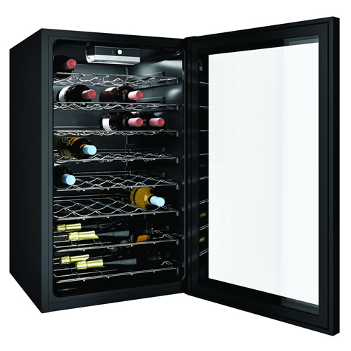 Wine Cooler, 41 Bottle Storage | Black | CWC150UK