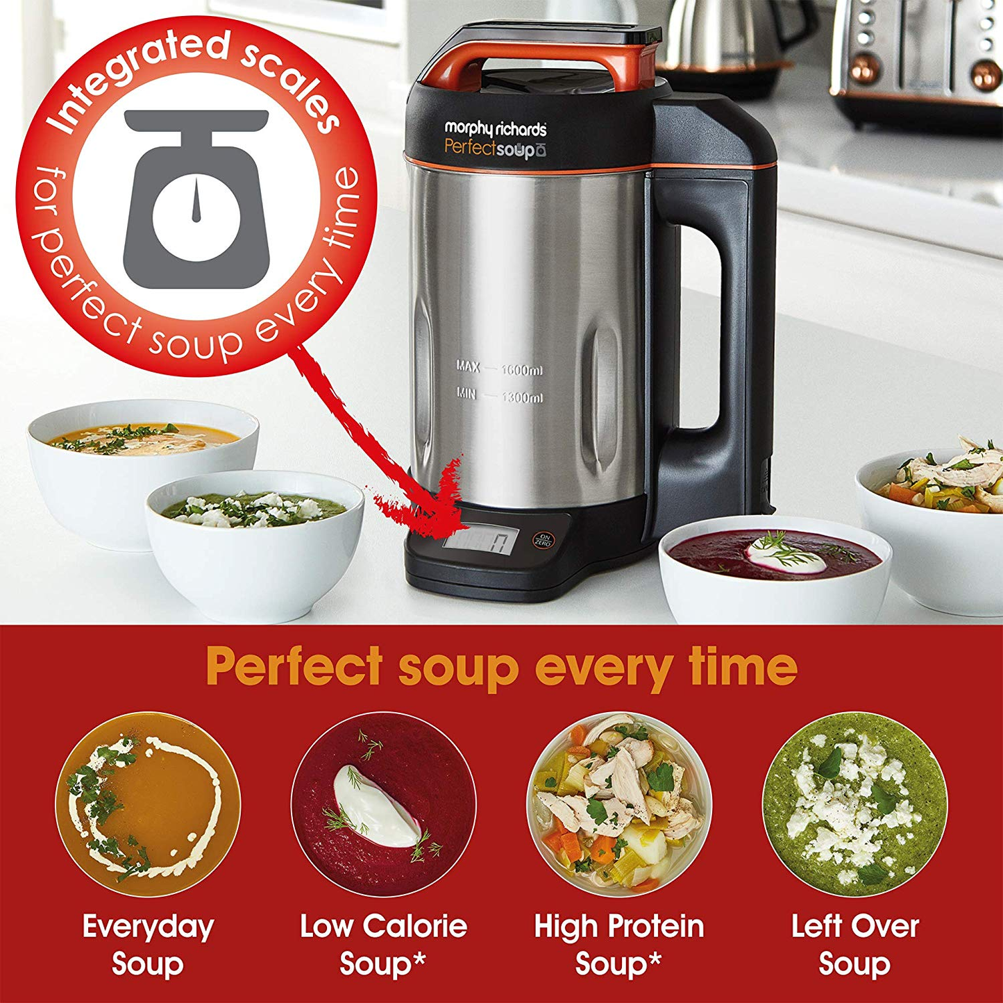 Perfect Soupmaker with Integrated Scales | 501025