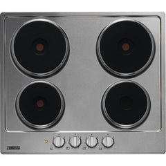 Electric Solid Plate Hob | Stainless Steel | ZEE6942FXS