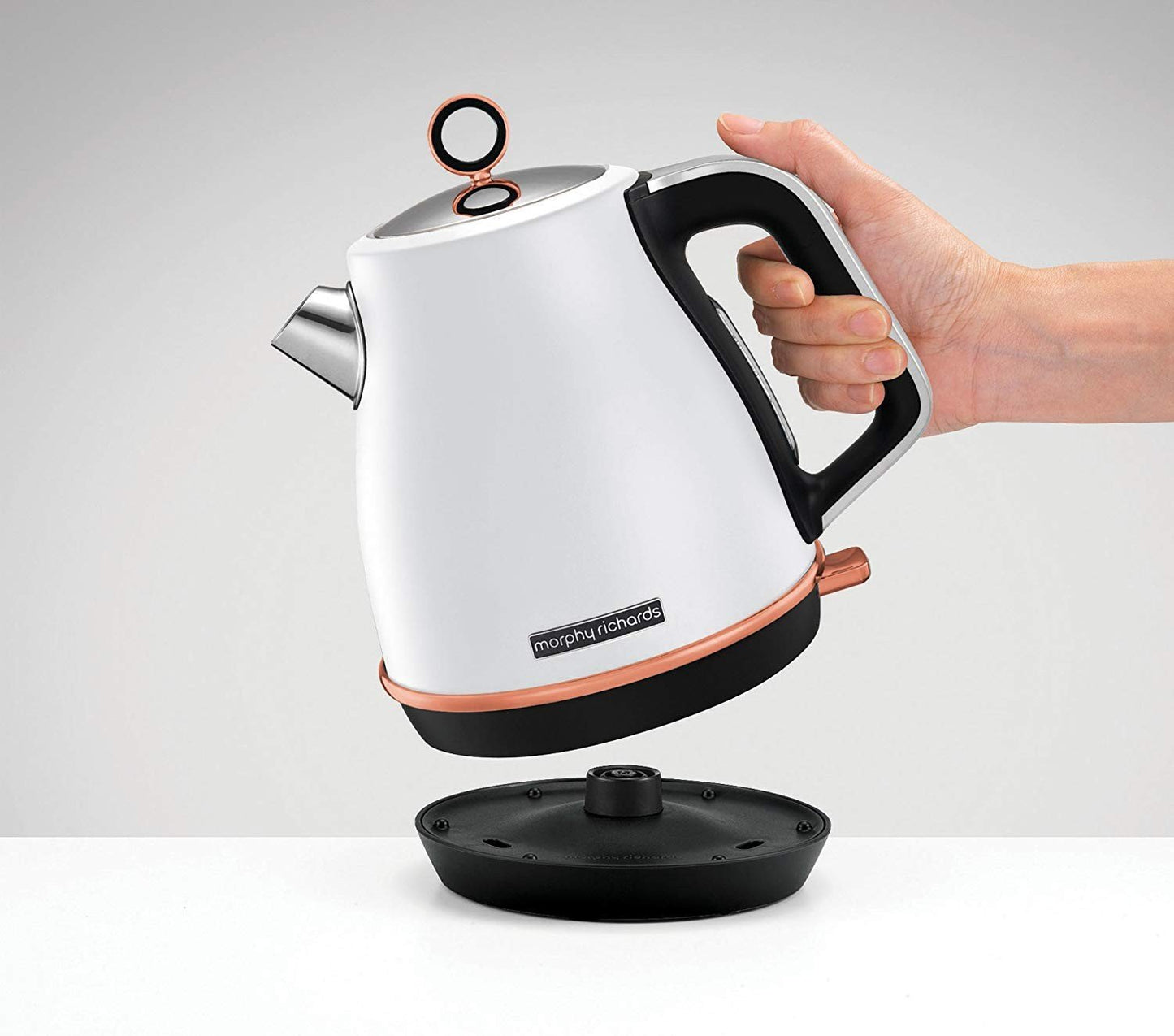 6 tasses filtre anticalcaire à ébullition rapide indicateur de niveau d'eau élément dissimulé base 360° Bouilloire rétro 'Evoke' 1,5 L | Plus de couleurs disponibles | 104414