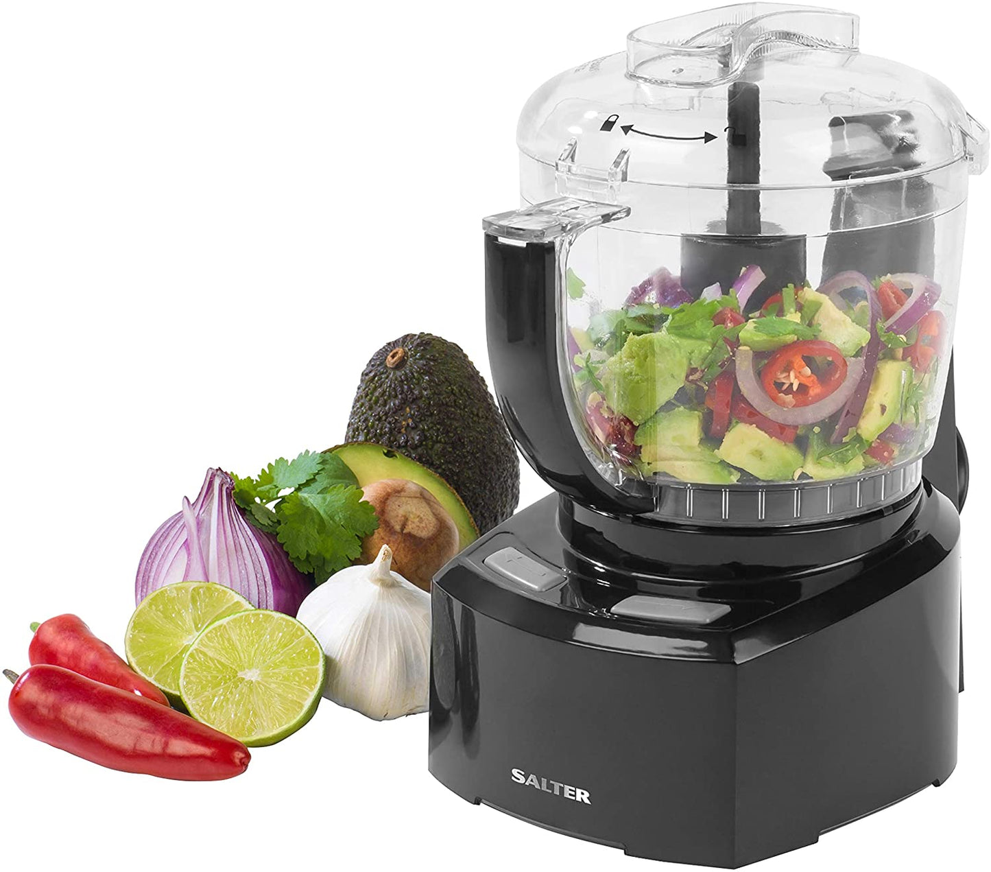 8-in-1 Compact Food Processor | Black | EK3171
