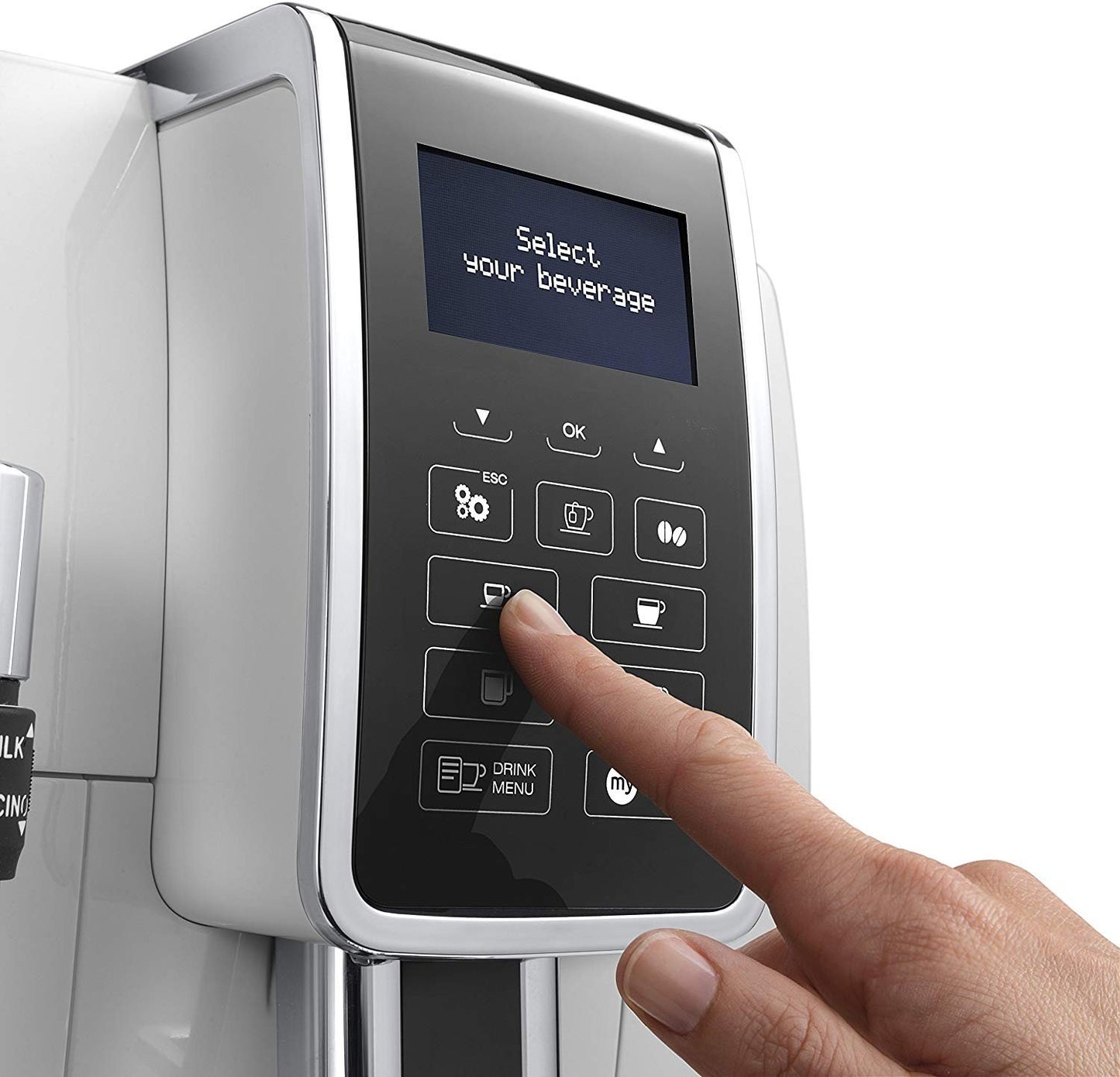 Dinamica Bean To Cup Coffee Machine | White | ECAM350.35.W