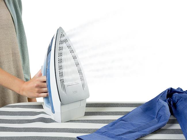 Plancha de vapor, 2400 W | Azul | SIM6124B