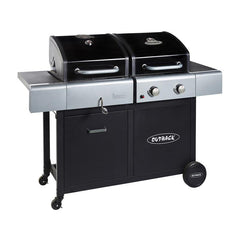 Dual Fuel 2 Burner Combi Charcoal/Gas BBQ | OUT370705