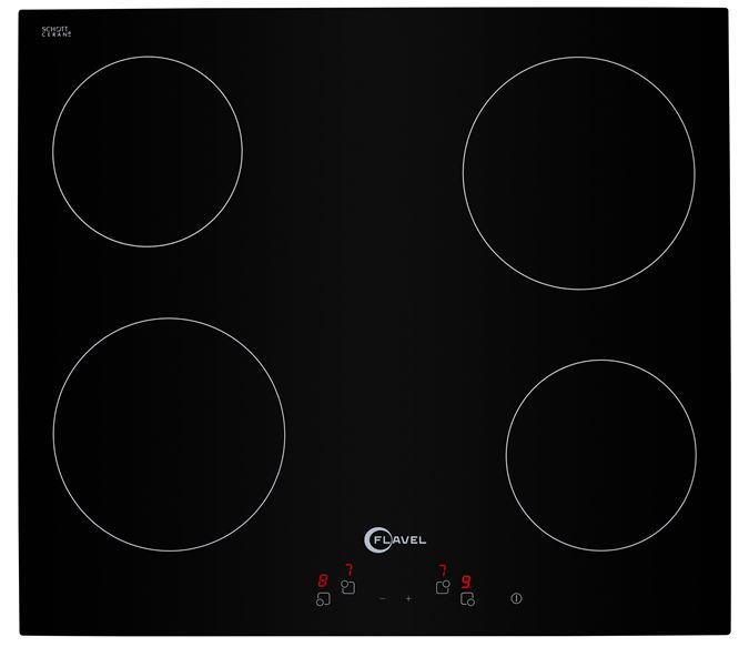 60cm Built-In Electric Ceramic Hob in Black | FLH67C