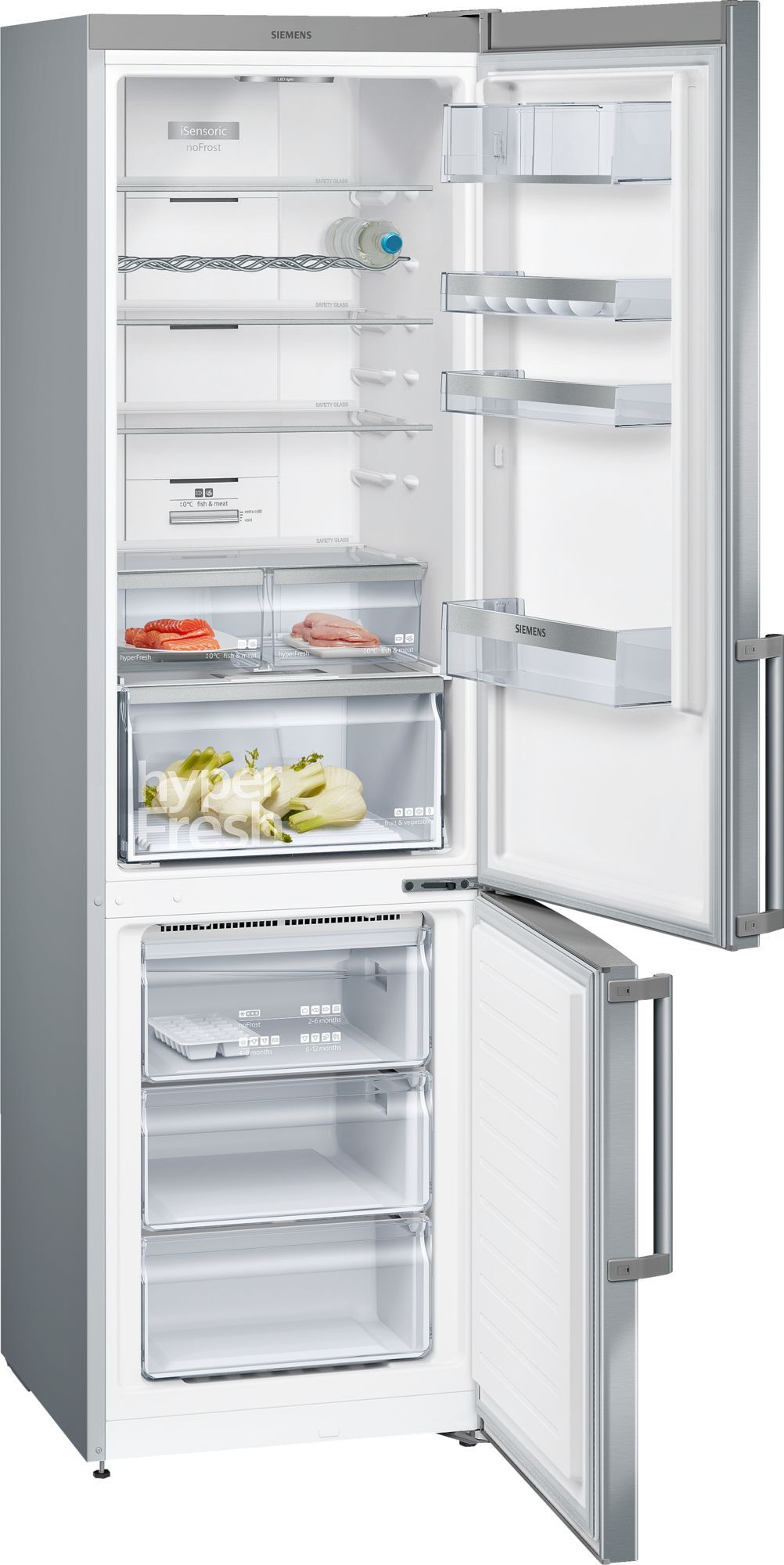 iQ300 Fridge Freezer 203cm (H) | Inox | KG39NMIESG