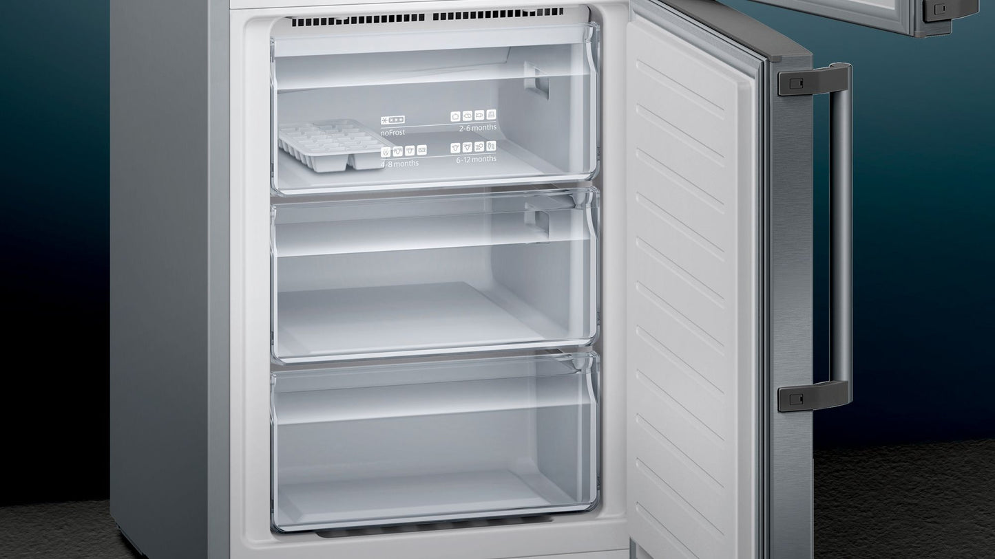 iQ300 Fridge Freezer 203cm (H) | Inox | KG39NMIESG