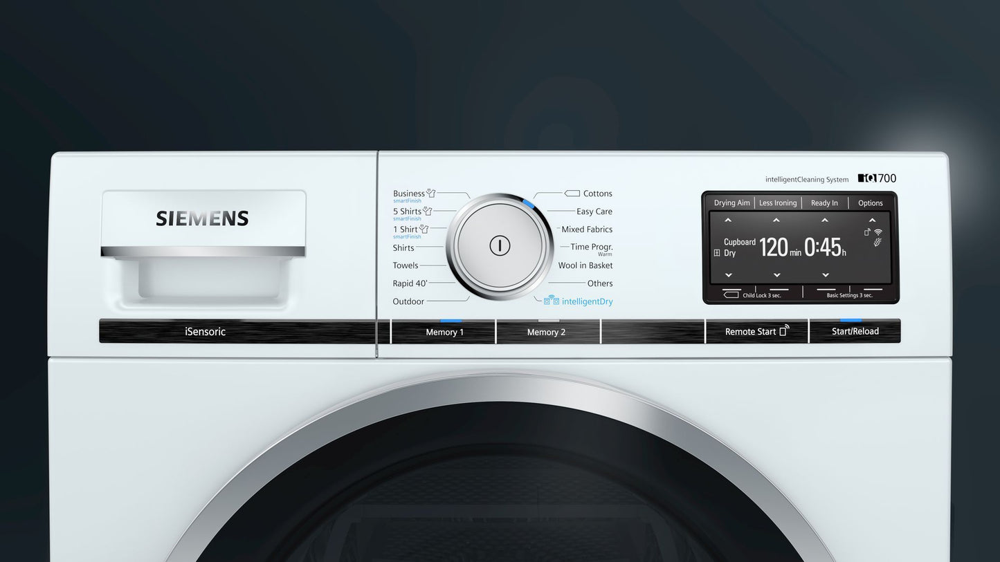 iQ700 Heat Pump Tumble Dryer 9 kg | WT48XEH9GB