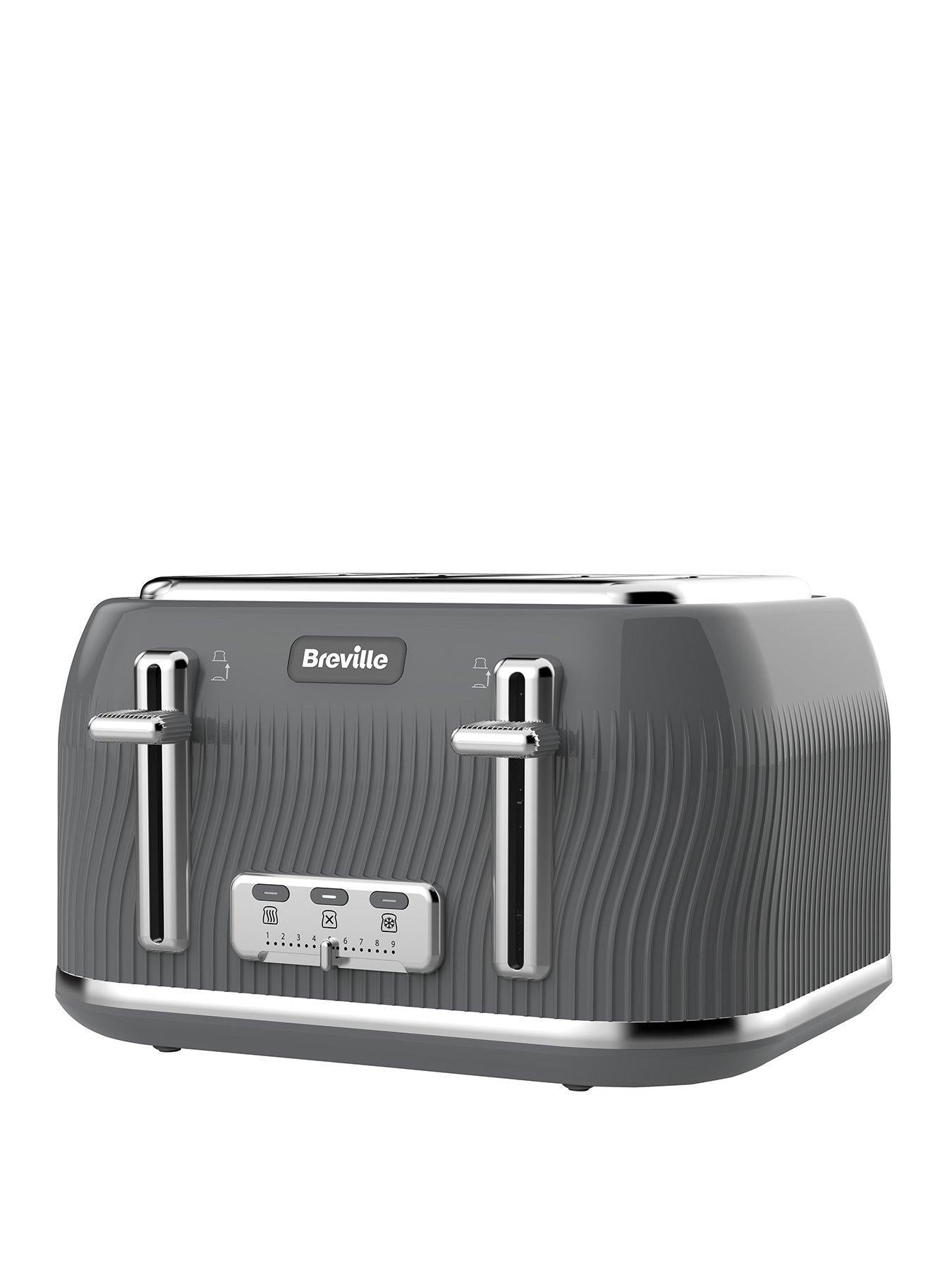 Flow 4 Slice Toaster | Storm Grey | VTT892