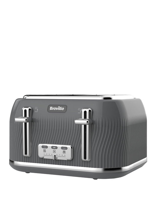Flow 4 Slice Toaster | Storm Grey | VTT892