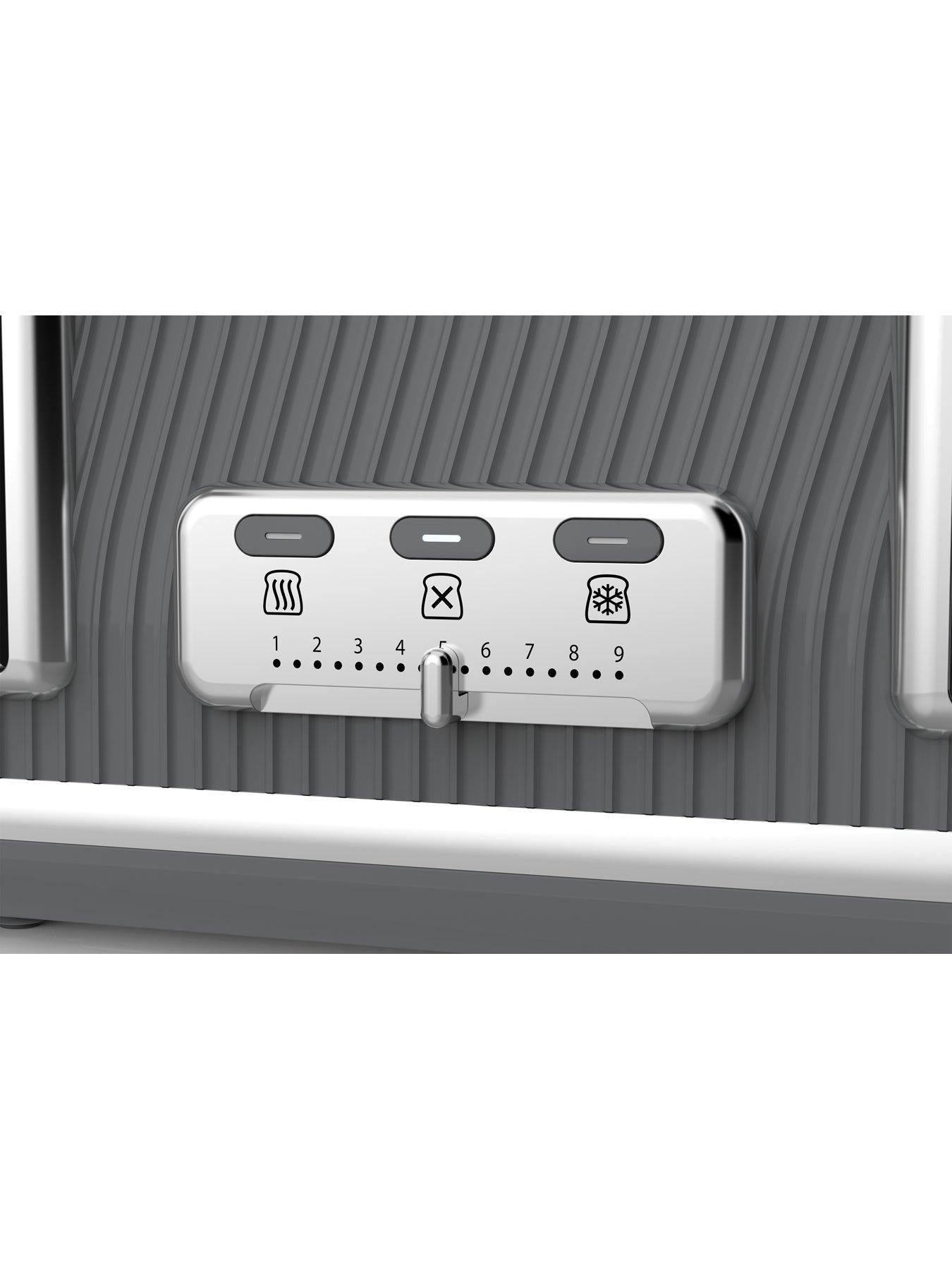 Flow 4 Slice Toaster | Storm Grey | VTT892