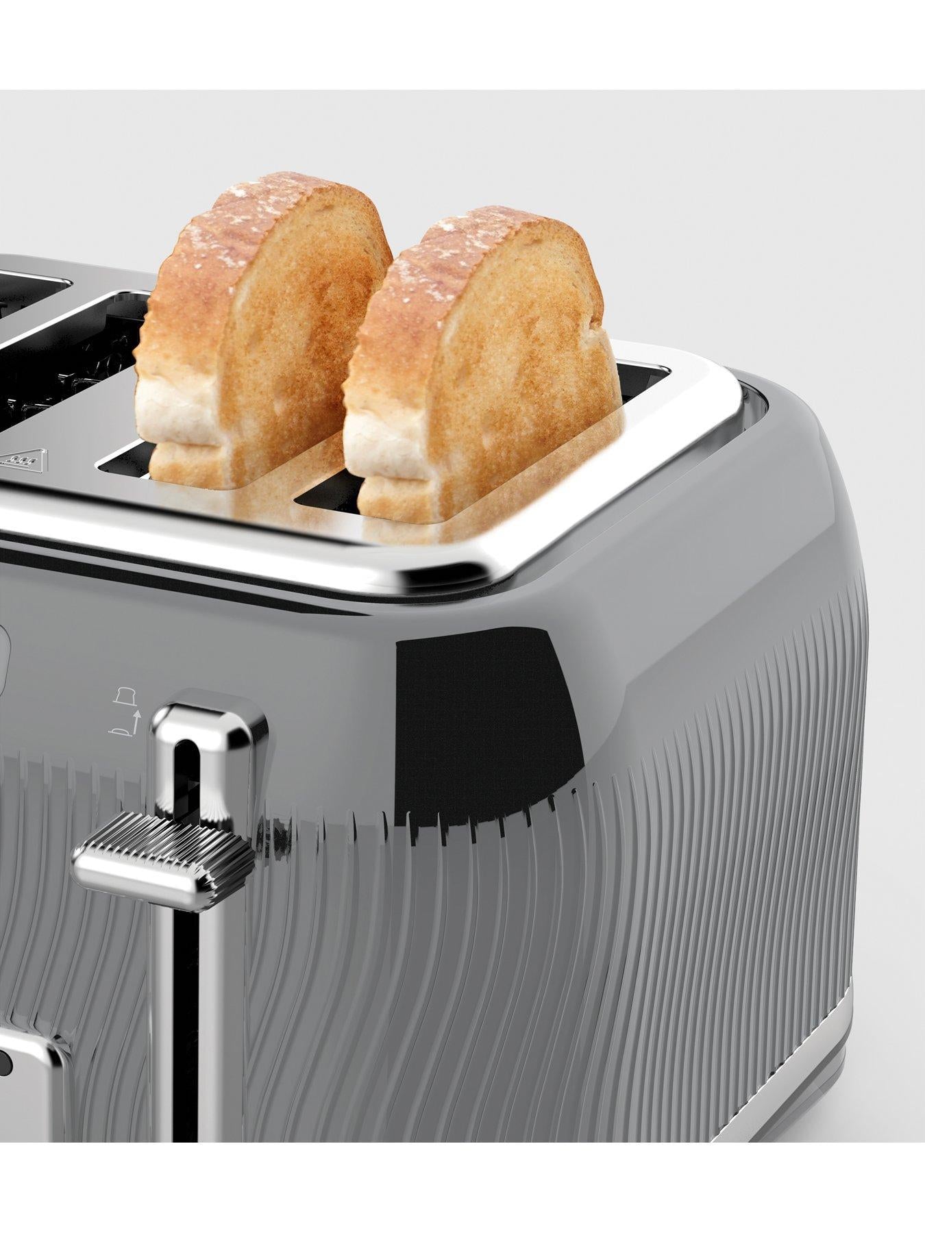 Flow 4 Slice Toaster | Storm Grey | VTT892