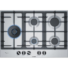 75cm Gas Hob | Stainless Steel | PCS7A5B90