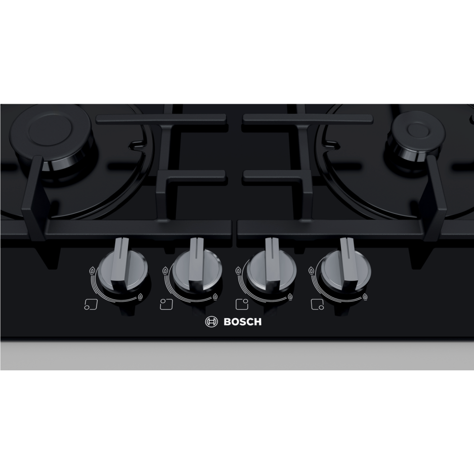 60cm Gas Hob | Black | PNP6B6B90