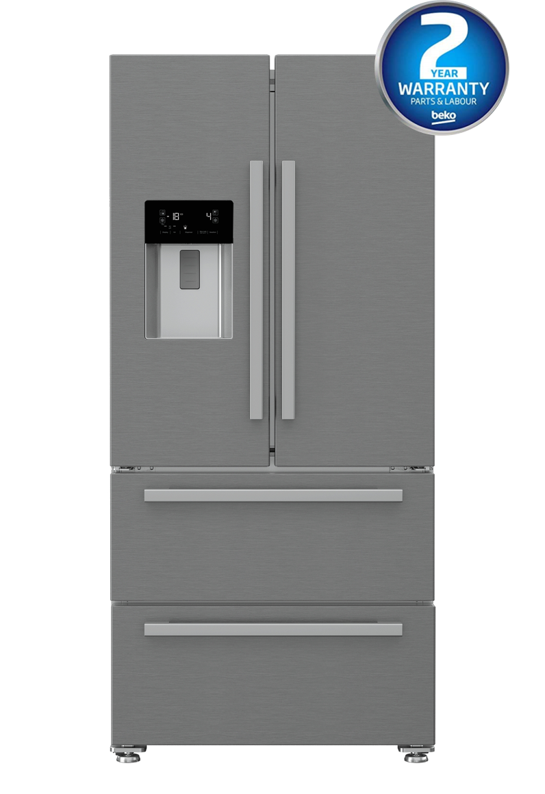 American Style Fridge Freezer with Water & Ice Dispenser, 183cm (H) in S/Steel | GNE60520DX