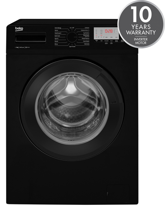 9kg, 1400rpm Washing Machine in Black | WTL94151B | More Colour Options