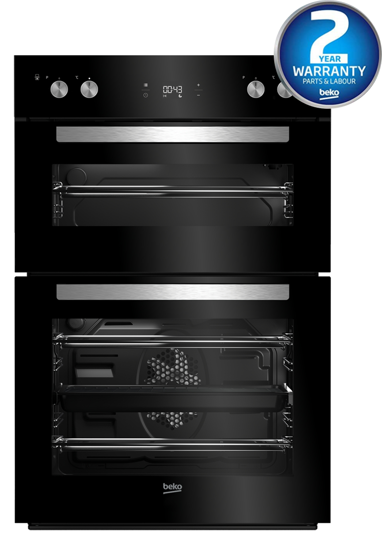 Built-in MultiFunctional Double Oven in Black | BBDM243BOC