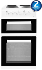 50cm Twin Cavity Electric Cooker | White | KD533AW | More Colour Options