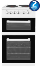 50cm Twin Cavity Electric Cooker | White | KD531AW