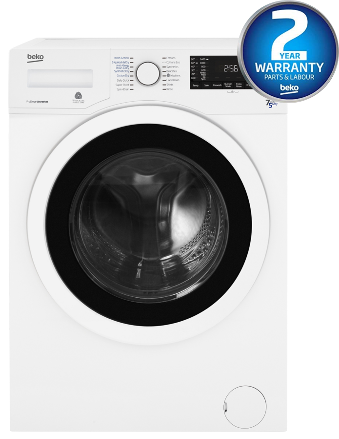 7KG / 5KG Washer Dryer in Whte | WDER7440421W | More Colour Options